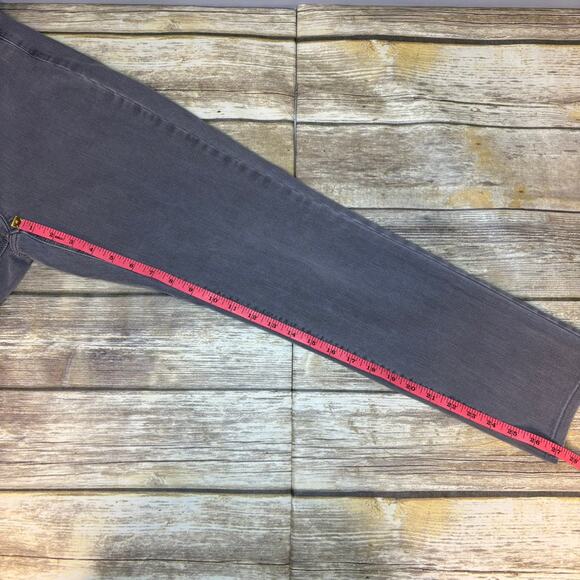 J. Jill DenimNeutral  Distressed High Rise Stretch Straight Jeans Womens Sz 4 - Picture 6 of 9